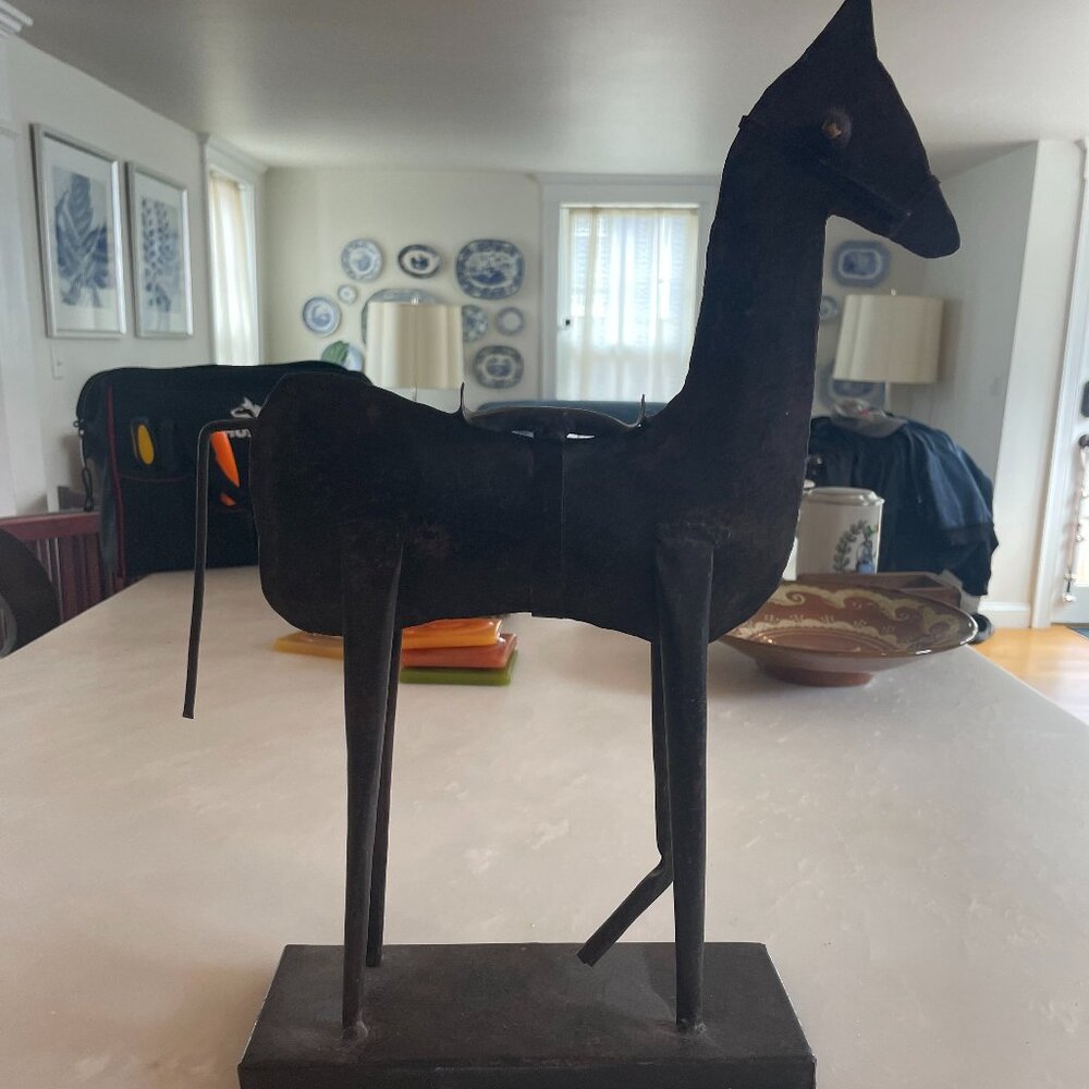 Antique Metal Horse